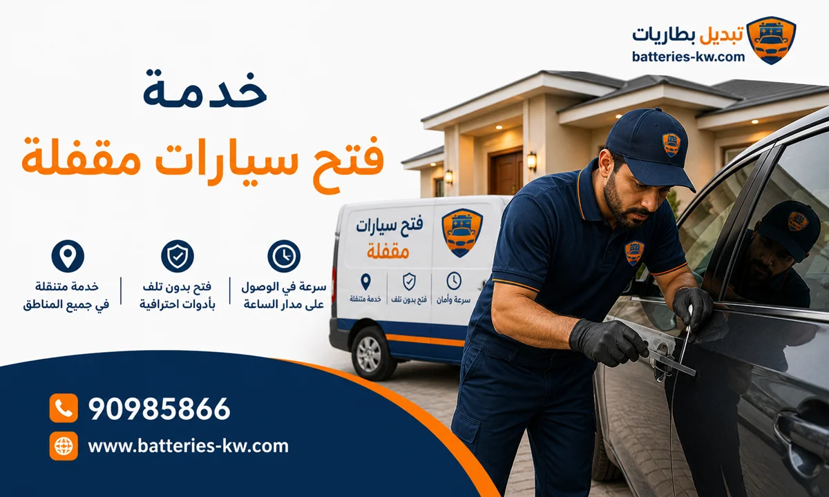 فتح سيارات مقفلة الكويت خدمة 24 ساعة